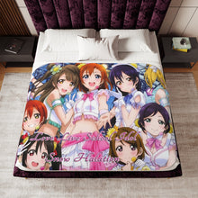 Load image into Gallery viewer, Love Live! Maki Nishikino, Kotori Minami, Umi Sonoda, Honoka Kousaka, Rin Hoshizora Sherpa Blanket
