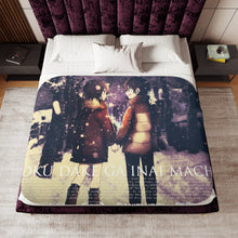 Load image into Gallery viewer, Anime ERASED Sherpa Blanket