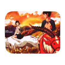 Load image into Gallery viewer, Princess Mononoke Sherpa Blanket