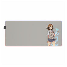 Load image into Gallery viewer, A Certain Scientific Railgun Mikoto Misaka RGB LED Mouse Pad (Desk Mat)