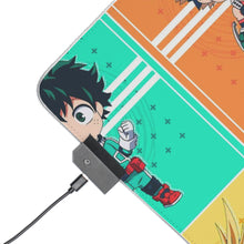 Load image into Gallery viewer, Boku No Hero Academia Chibis RGB LED Mouse Pad (Desk Mat)