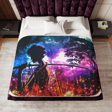 Load image into Gallery viewer, Samurai Champloo mugen colors rain Sherpa Blanket