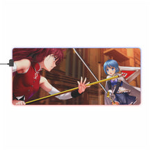 Load image into Gallery viewer, Puella Magi Madoka Magica Sayaka Miki RGB LED Mouse Pad (Desk Mat)