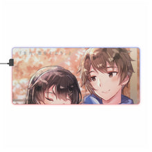 Load image into Gallery viewer, Rascal Does Not Dream of Bunny Girl Senpai RGB LED Mouse Pad (Desk Mat)