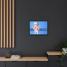 Load image into Gallery viewer, Nao Tomori holding a camera Canvas Framed Art Print