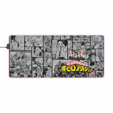 Load image into Gallery viewer, My Hero Academia manga wallpaper RGB LED Mouse Pad (Desk Mat)