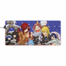 Load image into Gallery viewer, Fairy Tail Natsu Dragneel, Erza Scarlet, Gray Fullbuster, Lucy Heartfilia, Happy RGB LED Mouse Pad (Desk Mat)