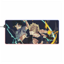 Load image into Gallery viewer, My Hero Academia Izuku Midoriya, Katsuki Bakugou RGB LED Mouse Pad (Desk Mat)