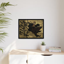 Load image into Gallery viewer, Anime Samurai Champloor Canvas Framed Art Print