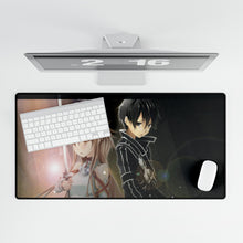 Load image into Gallery viewer, Yuuki Asuna & Kirigaya Kazuto Mouse Pad (Desk Mat)