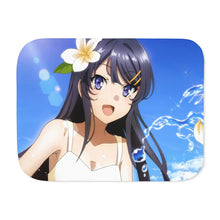 Load image into Gallery viewer, Rascal Does Not Dream Of Bunny Girl Senpai Sherpa Blanket
