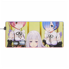 Load image into Gallery viewer, Anime Re:ZERO -Starting Life in Another World- RGB LED Mouse Pad (Desk Mat)