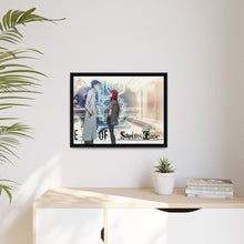 Load image into Gallery viewer, Makise Kurisu & Rintarou Okabe Canvas Framed Art Print