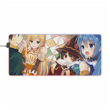 Load image into Gallery viewer, KonoSuba - God’s Blessing On This Wonderful World!! RGB LED Mouse Pad (Desk Mat)