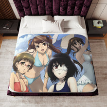 Load image into Gallery viewer, Mei,Yukari,Izumi and Reiko Sherpa Blanket