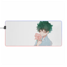 Load image into Gallery viewer, My Hero Academia Izuku Midoriya RGB LED Mouse Pad (Desk Mat)