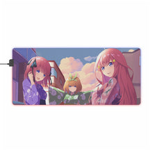 Load image into Gallery viewer, The Quintessential Quintuplets Itsuki Nakano, Nino Nakano, Yotsuba Nakano RGB LED Mouse Pad (Desk Mat)