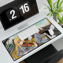 Load image into Gallery viewer, Kaori and Arima Mouse Pad (Desk Mat)