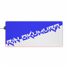 Load image into Gallery viewer, Blue Exorcist Rin Okumura RGB LED Mouse Pad (Desk Mat)