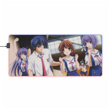 Load image into Gallery viewer, Clannad Tomoya Okazaki, Nagisa Furukawa, Kyou Fujibayashi, Fuuko Ibuki, Ryou Fujibayashi RGB LED Mouse Pad (Desk Mat)