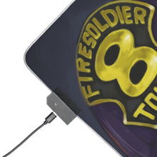 Load image into Gallery viewer, Fire Force Shinra Kusakabe RGB LED Mouse Pad (Desk Mat)