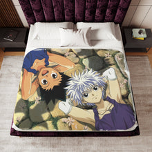 Load image into Gallery viewer, Hunter x Hunter Killua Zoldyck, Gon Freecss Sherpa Blanket