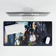 Load image into Gallery viewer, Kirito and Sinon Mouse Pad (Desk Mat)