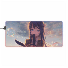 Load image into Gallery viewer, Rascal Does Not Dream Of Bunny Girl Senpai RGB LED Mouse Pad (Desk Mat)