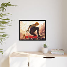 Load image into Gallery viewer, Saitama and Genos Canvas Framed Art Print