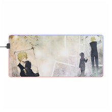 Load image into Gallery viewer, Durarara!! Shizuo Heiwajima, Anri Sonohara RGB LED Mouse Pad (Desk Mat)