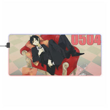 Load image into Gallery viewer, Durarara!! Izaya Orihara RGB LED Mouse Pad (Desk Mat)