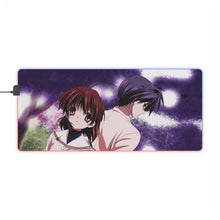 Load image into Gallery viewer, Clannad Tomoya Okazaki, Nagisa Furukawa RGB LED Mouse Pad (Desk Mat)