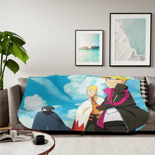 Load image into Gallery viewer, Boruto Sherpa Blanket