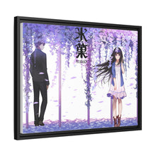 Load image into Gallery viewer, Eru Chitanda And Hōtarō Oreki Full body Canvas Framed Art Print