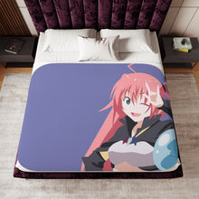 Load image into Gallery viewer, Milim Nava - Tensei Shitara Slime datta ken Minimalist Sherpa Blanket