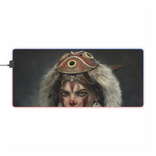 Load image into Gallery viewer, Princess Mononoke RGB LED Mouse Pad (Desk Mat)