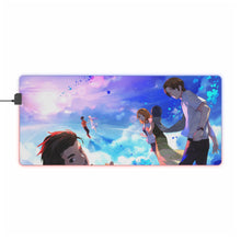 Load image into Gallery viewer, Anohana Meiko Honma, Jinta Yadomi, Naruko Anjou, Tetsudou Hisakawa, Chiriko Tsurumi RGB LED Mouse Pad (Desk Mat)