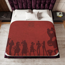 Load image into Gallery viewer, Luffy's crew Sherpa Blanket