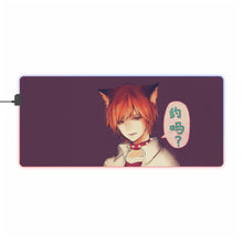 Load image into Gallery viewer, Monthly Girls' Nozaki-kun Mikoto Mikoshiba RGB LED Mouse Pad (Desk Mat)