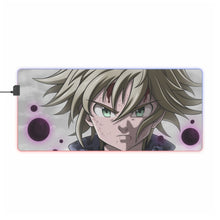 Load image into Gallery viewer, Meliodas Spheres of Demonic Power RGB LED Mouse Pad (Desk Mat)