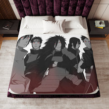 Load image into Gallery viewer, Uchiha Clan Sherpa Blanket