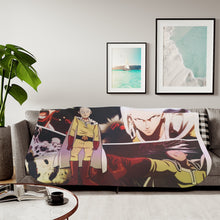 Load image into Gallery viewer, Anime One-Punch Man Sherpa Blanket