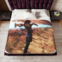 Load image into Gallery viewer, Angry Kirito Sherpa Blanket