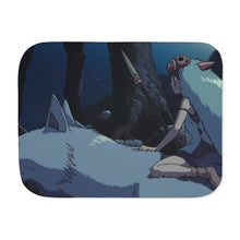 Load image into Gallery viewer, Anime Princess Mononoker Sherpa Blanket