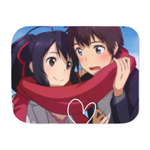 Load image into Gallery viewer, Your Name. Sherpa Blanket