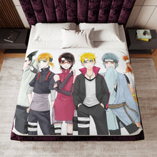 Load image into Gallery viewer, Boruto Sherpa Blanket