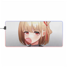 Load image into Gallery viewer, Lycoris Recoil Chisato Nishikigi RGB LED Mouse Pad (Desk Mat)