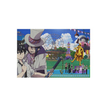 Load image into Gallery viewer, Blue Exorcist Rin Okumura, Yukio Okumura, Mephisto Pheles, Kuro, Shura Kirigakure Rug