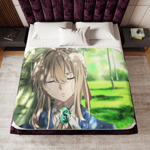 Load image into Gallery viewer, Violet Evergarden Sherpa Blanket