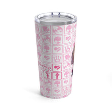 Load image into Gallery viewer, Glass Heart Princess Tumbler 20oz